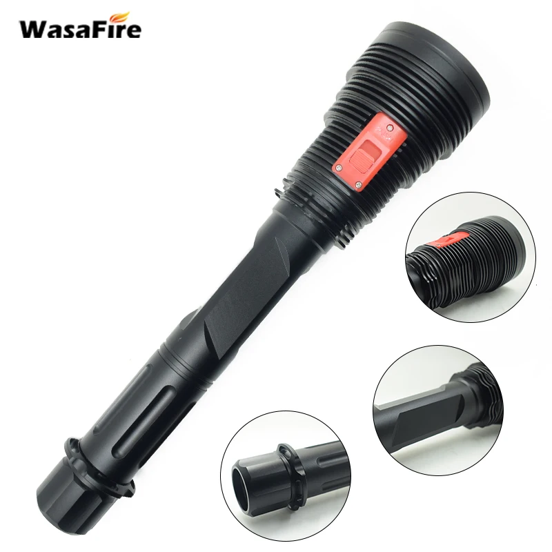 Goedkoop Draagbare Xhp 70 Duiken Led Zaklamp Krachtige Super Heldere Scuba Convoy Zaklamp Zaklamp Waterdicht 3 Modes Wandelen Lantaarn