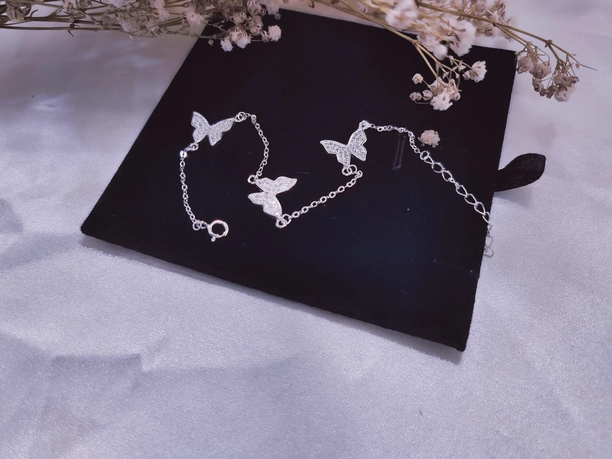

New Butterfly Love Flower Micro-set Bracelet