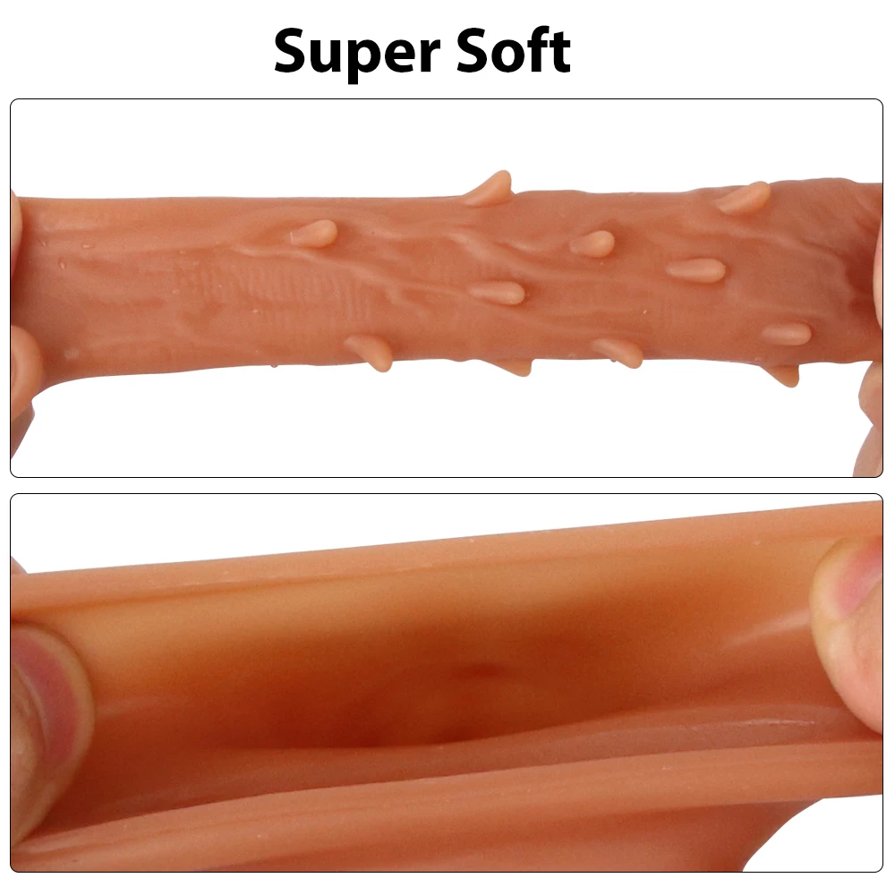 Многоразовые презервативы на пенис кольца для мужчин толстая накладка Накладка