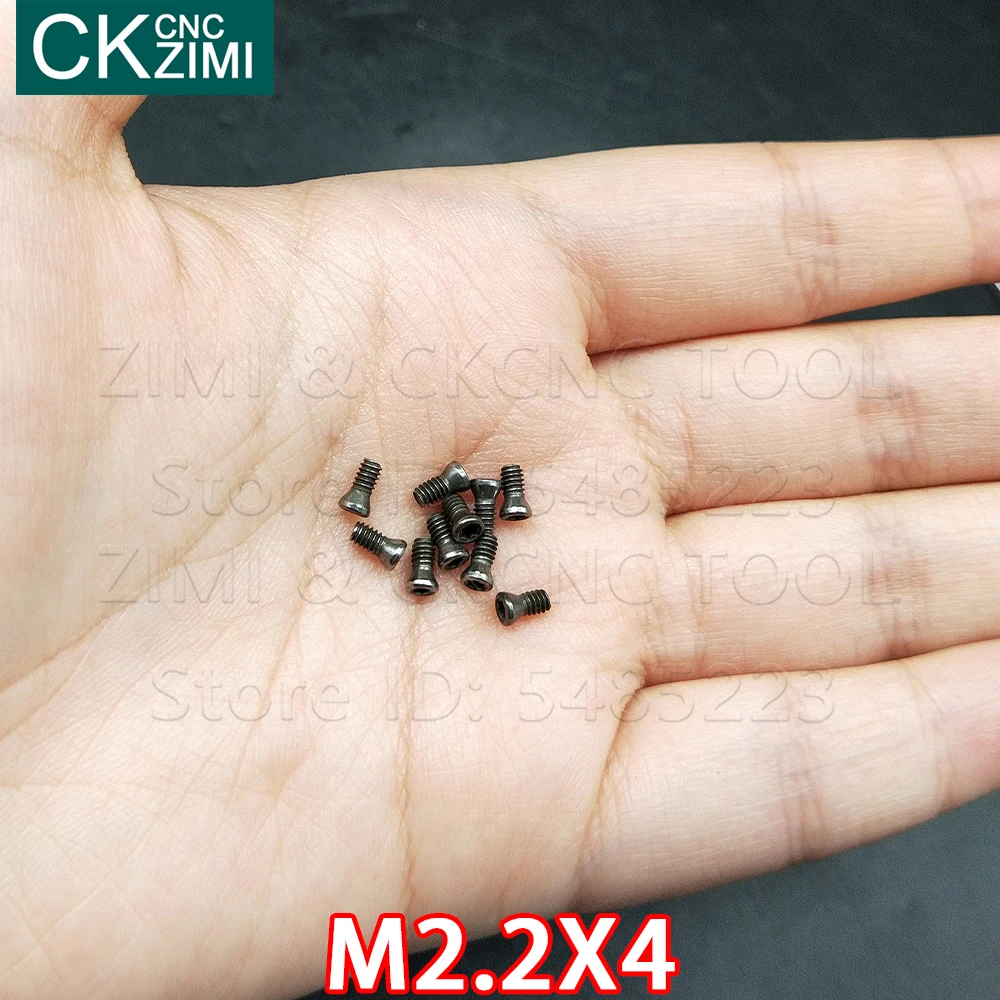 

M2.2*4mm M2.2X4 Screw CNC Insert Torx Screw for Replaces Carbide Insert CNC Lathe Tool Cutter Toolholder Accessories Lathe Tool