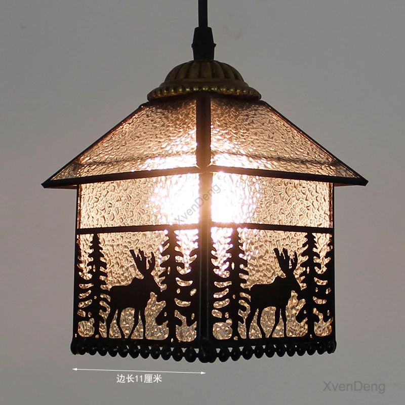 Tiffany витражное Стекло подвесной светильник с Винтаж Средиземноморский барокко