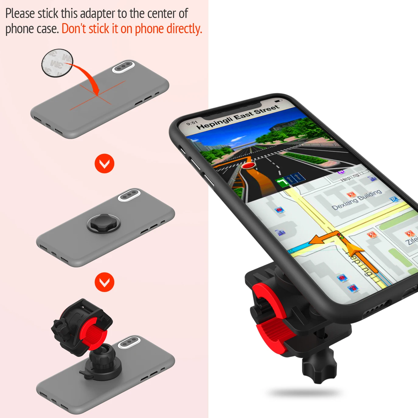 

Universal GPS Bike Phone holder bicycle stand Mount moto Bracket Clip motorcycle phone holder for Android for iPhone support