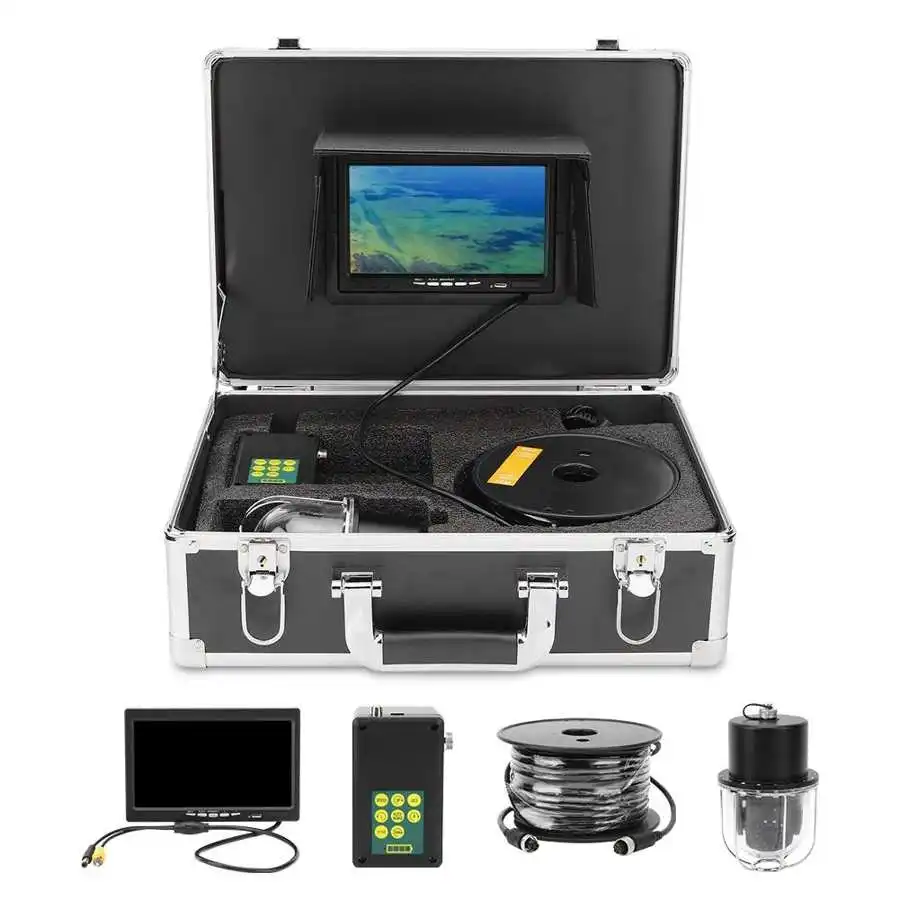 7in TFT LCD подводная рыболовная камера водонепроницаемый рыболокатор 360 градусов