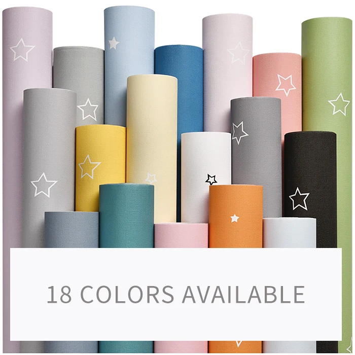 

PVC Waterproof Self Adhesive Wallpaper 3D Stars Photo Wall Mural for Living Room Bedroom Home Decor WallPaper DIY Stickers