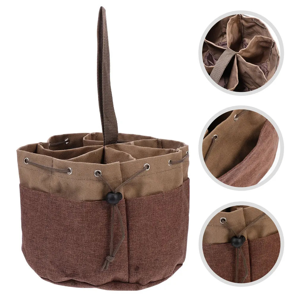 

1pc Multi-functional Tool Bag Portable Tool Storage Pouch Canvas Pouch