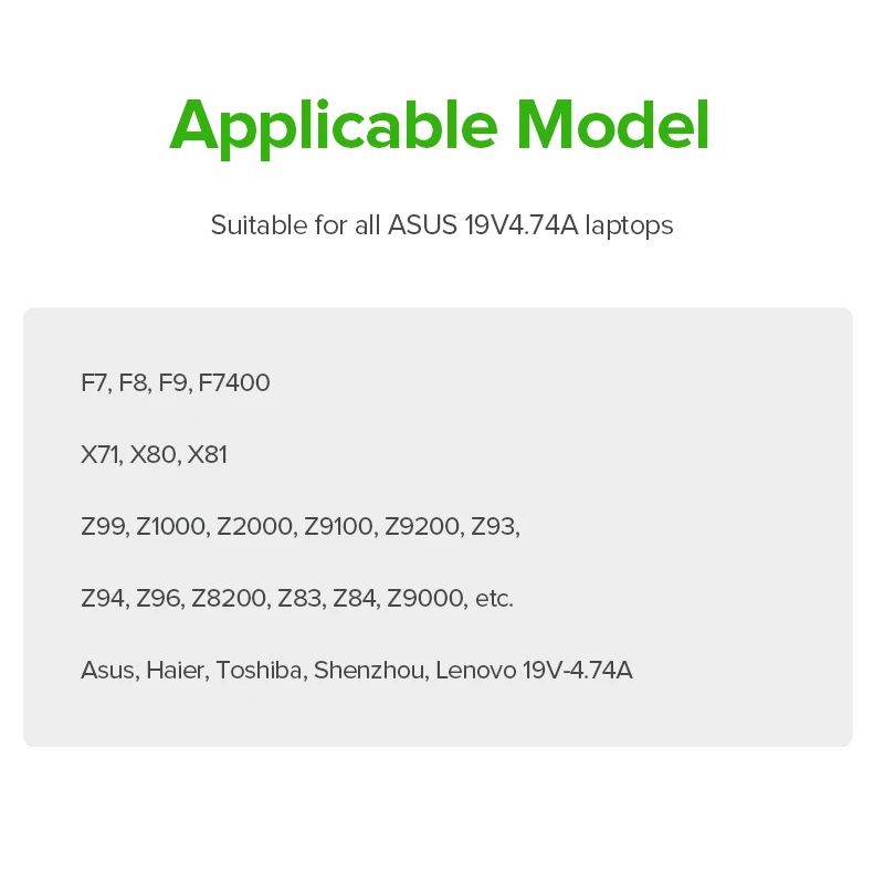 Адаптер питания LLANO 90 Вт 120 5 5*2 мм для ноутбуков Asus A43S A55V K550D Y581 FX50J ZX50JX A550 FX60V