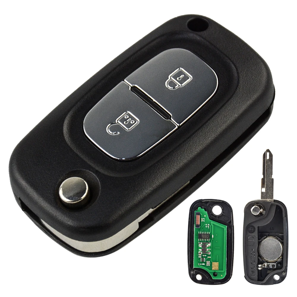 OkeyTech 2 кнопки 433 МГц PCF7946/7947 чип модифицированный Автомобильный ключ