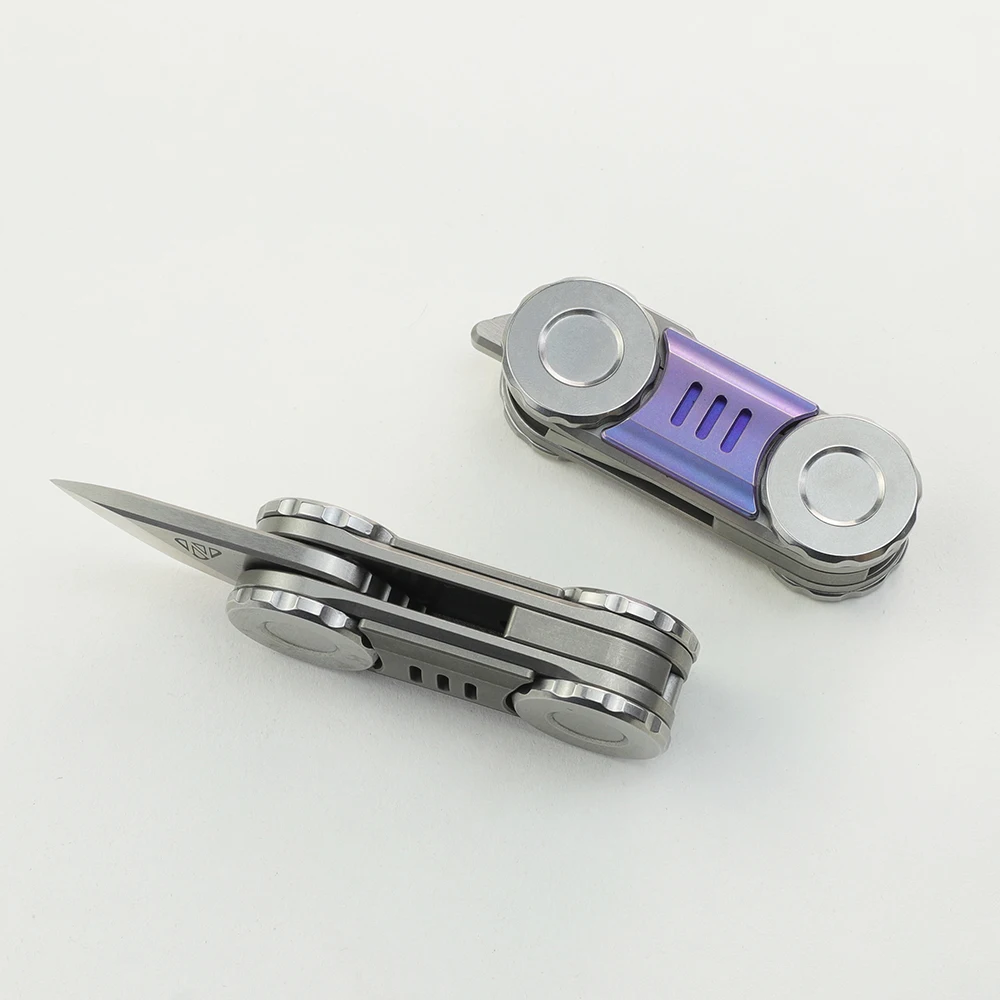 

NOC CPM-S125V Blade Folding Knife Titanium Alloy Handle Tactical Camping Cutter Pocket Knives Outdoor Survival EDC Tool