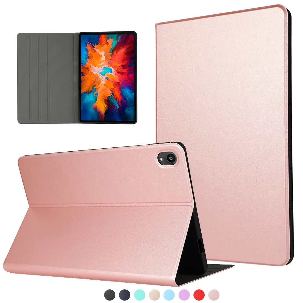 

For Lenovo Tab P11 TB-J606F 11" PU Leather Case Auto-Sleep Wake Up Shockproof Flip Stand Protective Cover for Lenovo Tab P11