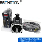 Серводвигатель переменного тока с сервоприводом, 600 Вт, 800 Вт, кВт, с 3-метровым кабелем энкодера для фрезерного станка с ЧПУ, фрезерный мотор шпинделя