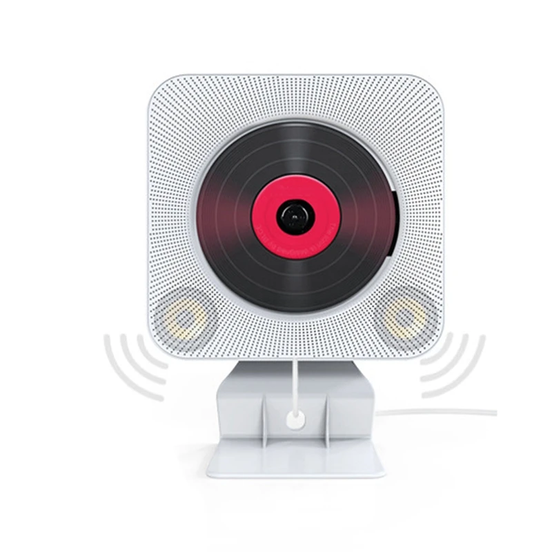 Wall-Mounted Bluetooth CD Player Prenatal Education Speaker Sounds Cd English Learning Machine (EU Plug) | Электроника