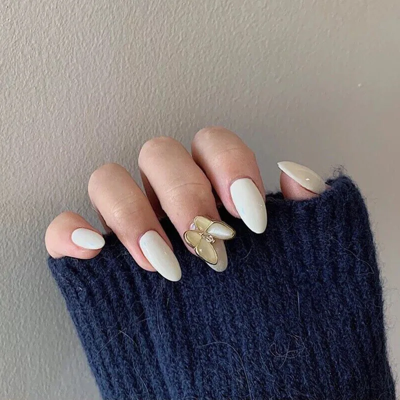 2 шт. опал для ногтей бабочка орнамент флэш гвоздь из циркония искусственная