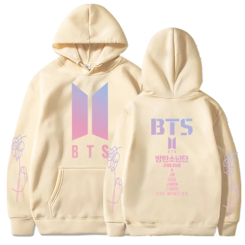 

Bangtan Boys Street Style Hooded Sweater Shoulder Service Singing Suit Pullover Casual Sweater