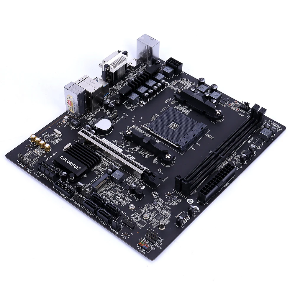 Красочные BATTLE-AX B450M-HD V14 игровая материнская плата системная плата мультизащита AMD B450/Socket AM4 6 ГБ/сек