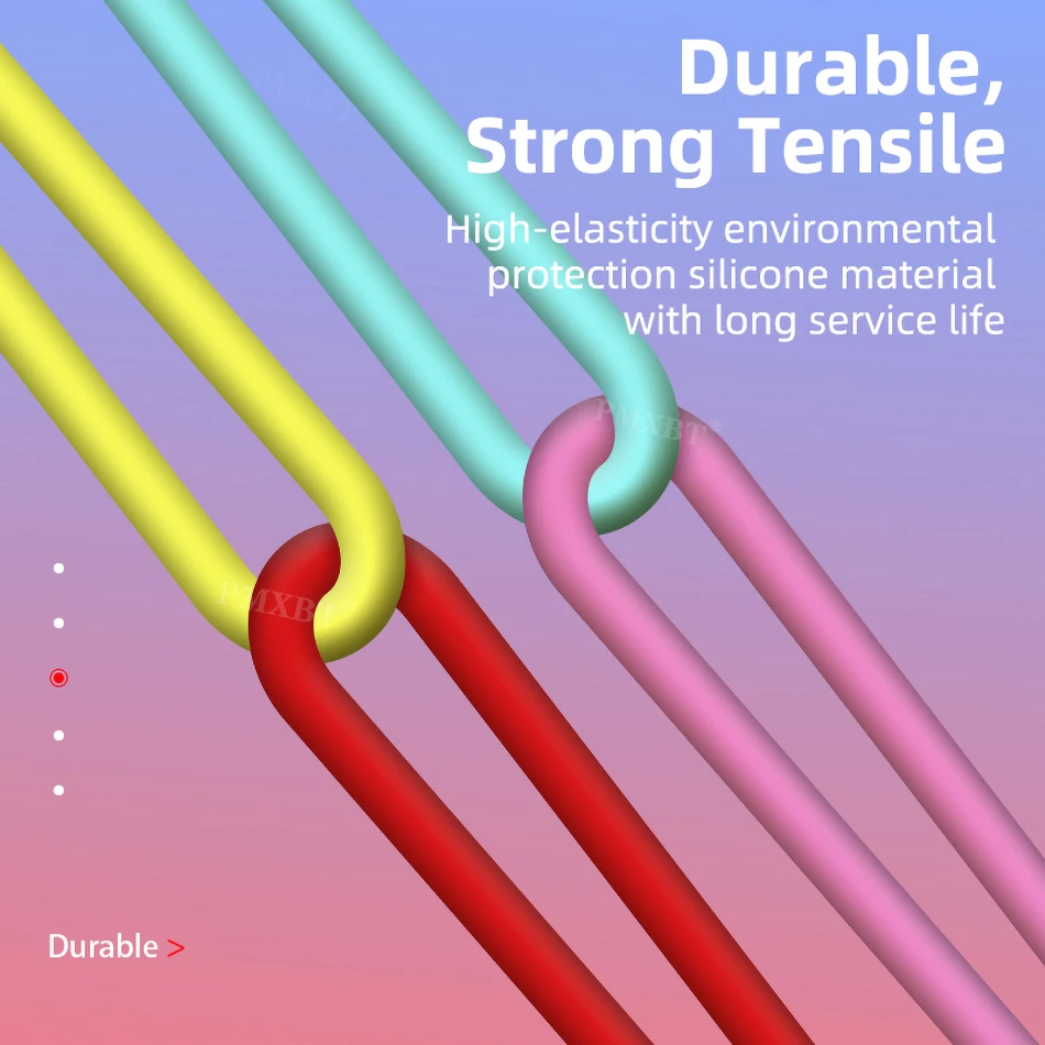 Магнитный кабель из жидкого силикона Micro USB Type C для зарядки телефона iPhone Samsung Huawei