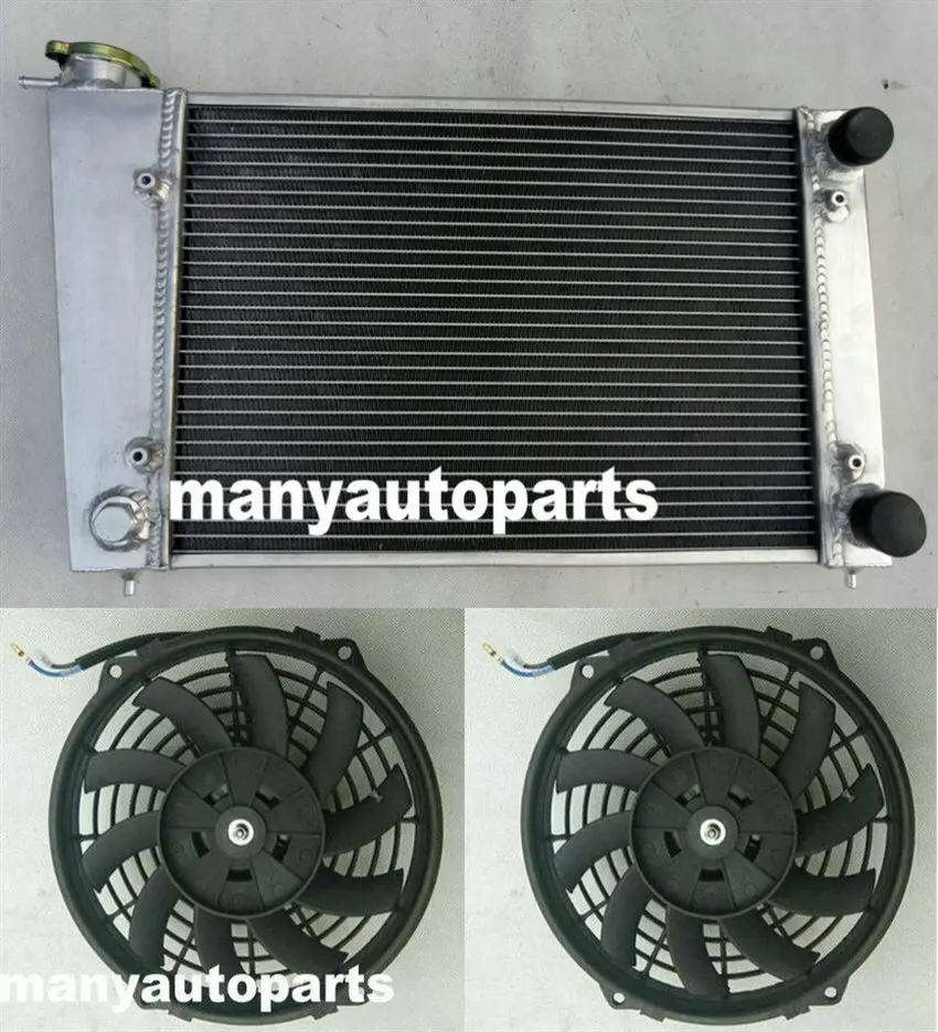 aluminum radiator fit for VW Golf Mk1 1.5 1981-1984 1982 1983 82 83 + Shroud+ Fan | Автомобили и мотоциклы