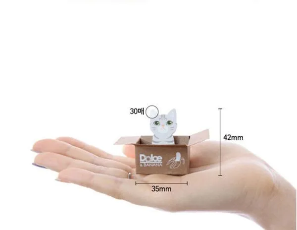 1 шт. милый кот блокноты стикеры Липкие заметки бумага для письма кавайный