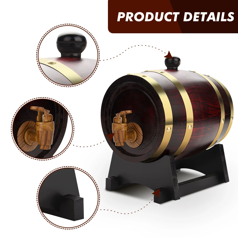 1 5 Лоак сосновая бочка для хранения вина специальный ведра Пивные Бочки более