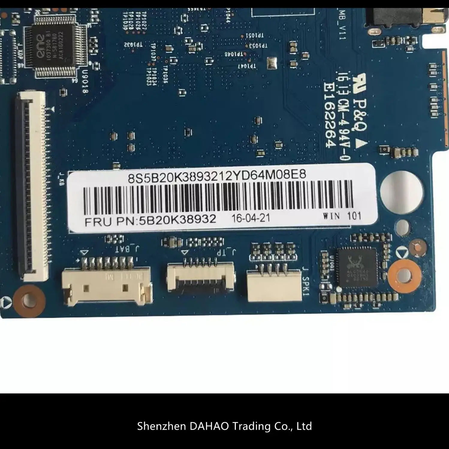 

For Lenovo 100S-11IBY 100S-11 notebook motherboard MB 3N win10 CPU Z3735F RAM 2GB HD 32GB 100% test work FRU 5B20K38932