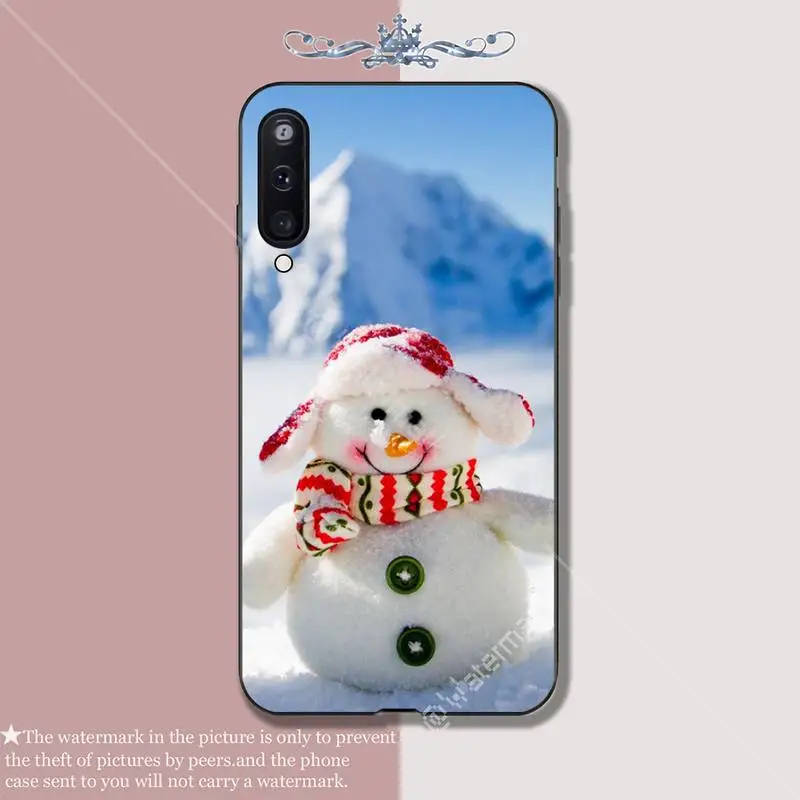 Yinuoda Рождественский Снеговик новогодние подарки роскошный телефон для Samsung galaxy A10