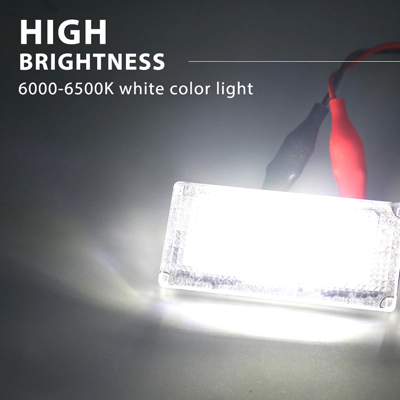 2 шт. светодиодный светильник номерного знака для BMW Mini Convertible R52 18 SMD 12 В лампа Cooper