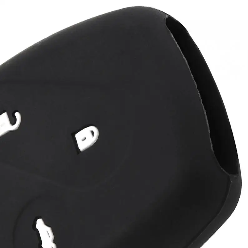 3 кнопки силиконовый чехол для ключей автомобиля с прямой пластиной протектор