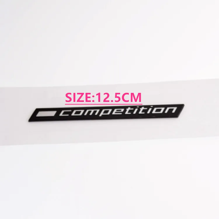 3D ABS матовая черная эмблема для соревнований BMW Thunder Edition M1 M2 M3 M4 M5 M6 X1M X2M X3M X4M X5M X6M