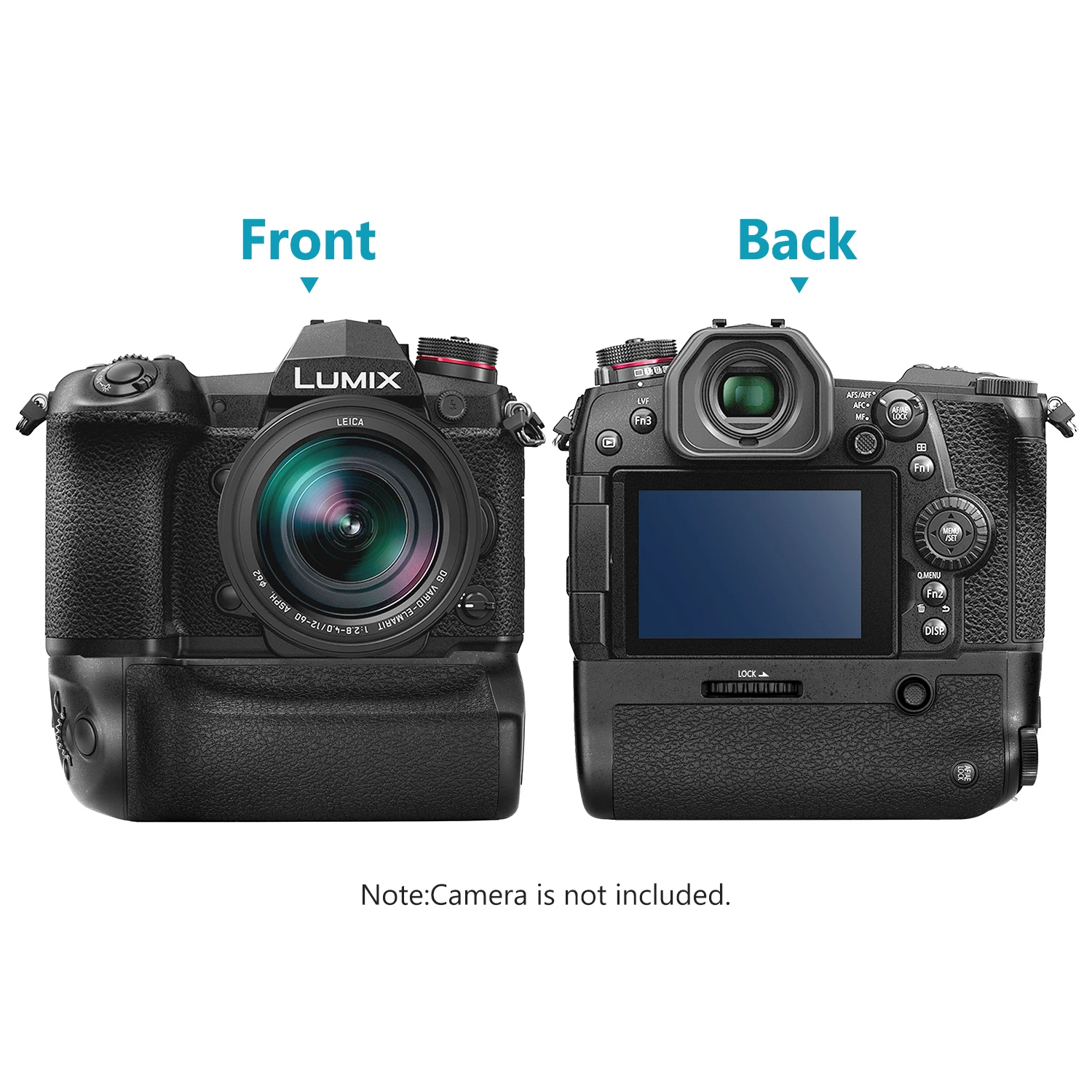 

Neewer Battery Grip For Lumix G9 Camera with Shutter Release Focus Point Control Joystick Work with 1 DMW-BLF19E Li-ion Battery