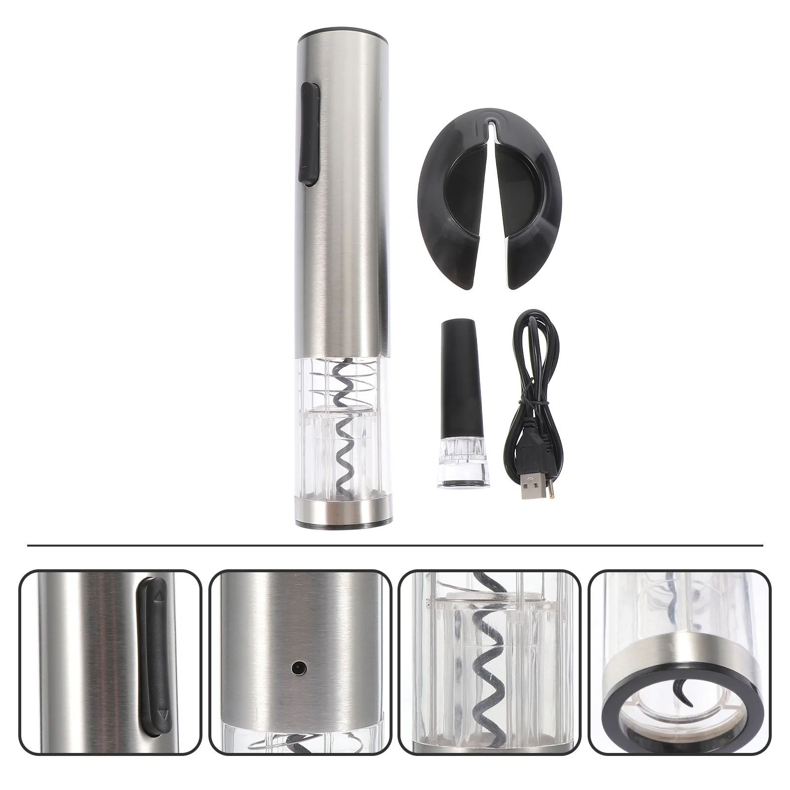 

1 Set Electric Opener USB Rechargeable Bottle Opener Opening Tool