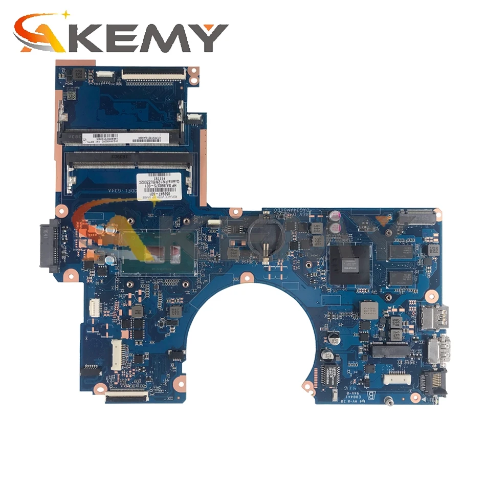 Verkauf 907406-601 907406-001 Für HP Pavilion 15-AU I5-7200U 940MX 2GB Notebook Mainboard DAG34AMB6D0 SR2ZU DDR4 Laptop Motherboard