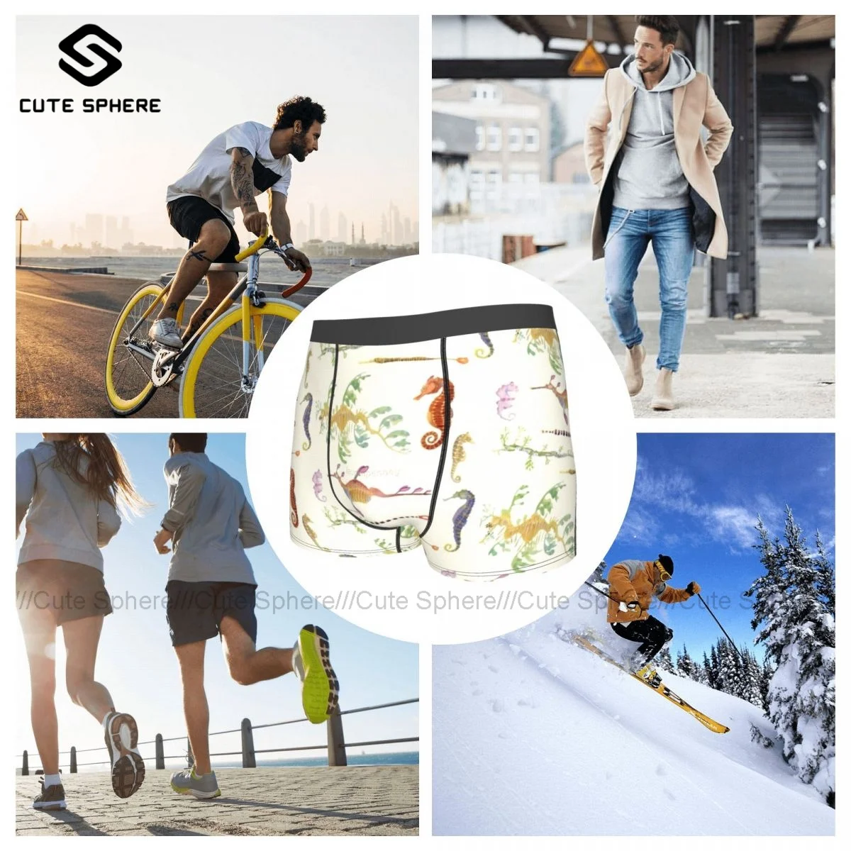 

Dragon Underwear Men Print Sexy Trunk Sublimation Hot Polyester Boxer Brief