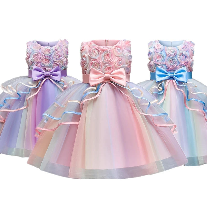 

Платье для девочек 4, 6, 8, 10 лет, на свадьбу