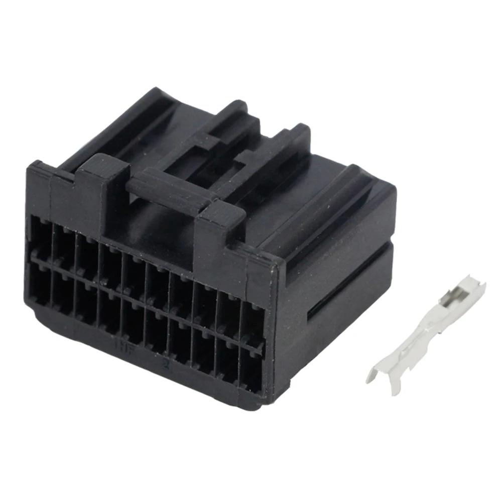 20-контактный автомобильный разъем в виде оболочки черный пластиковый с клеммой Φ