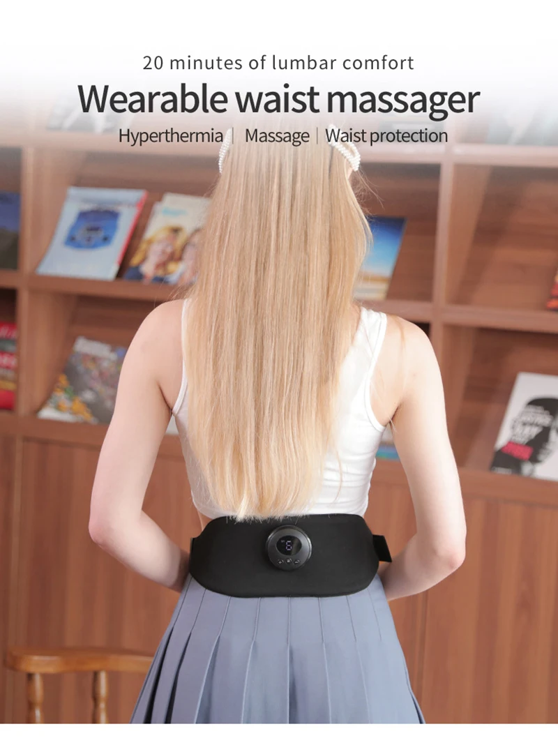 Стимулятор мышц живота EMS Тренажер Пояс для поддержки талии электро стимуляция