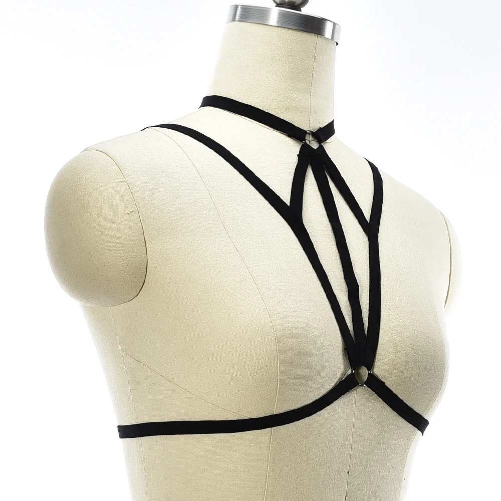 Женский бюстгальтер с открытой грудью женский ремень-портупея Модный в стиле