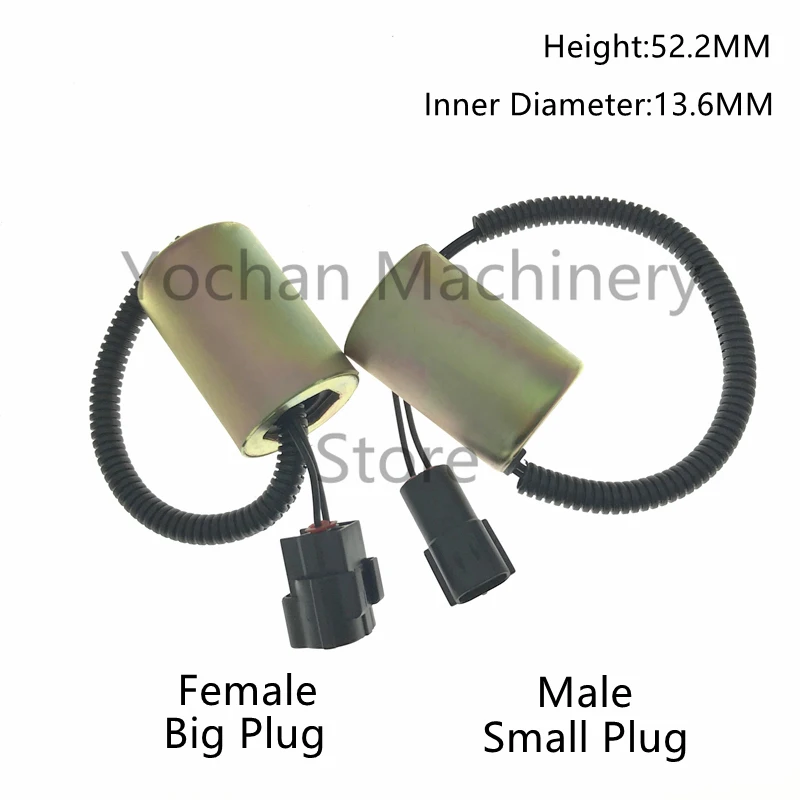 

Solenoid Valve Pilot Safety Coil For Doosan Daewoo Excavator Fit DH60-5 DH60-7 DC12V