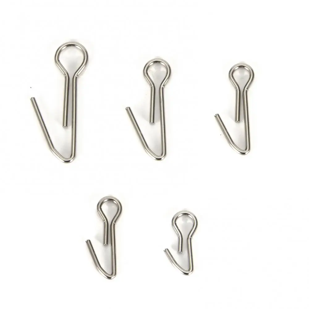 

55% Discounts Hot!100Pcs Stainless Steel Fishing Connecting Pins Swivel Soft Lure Hook Accessories