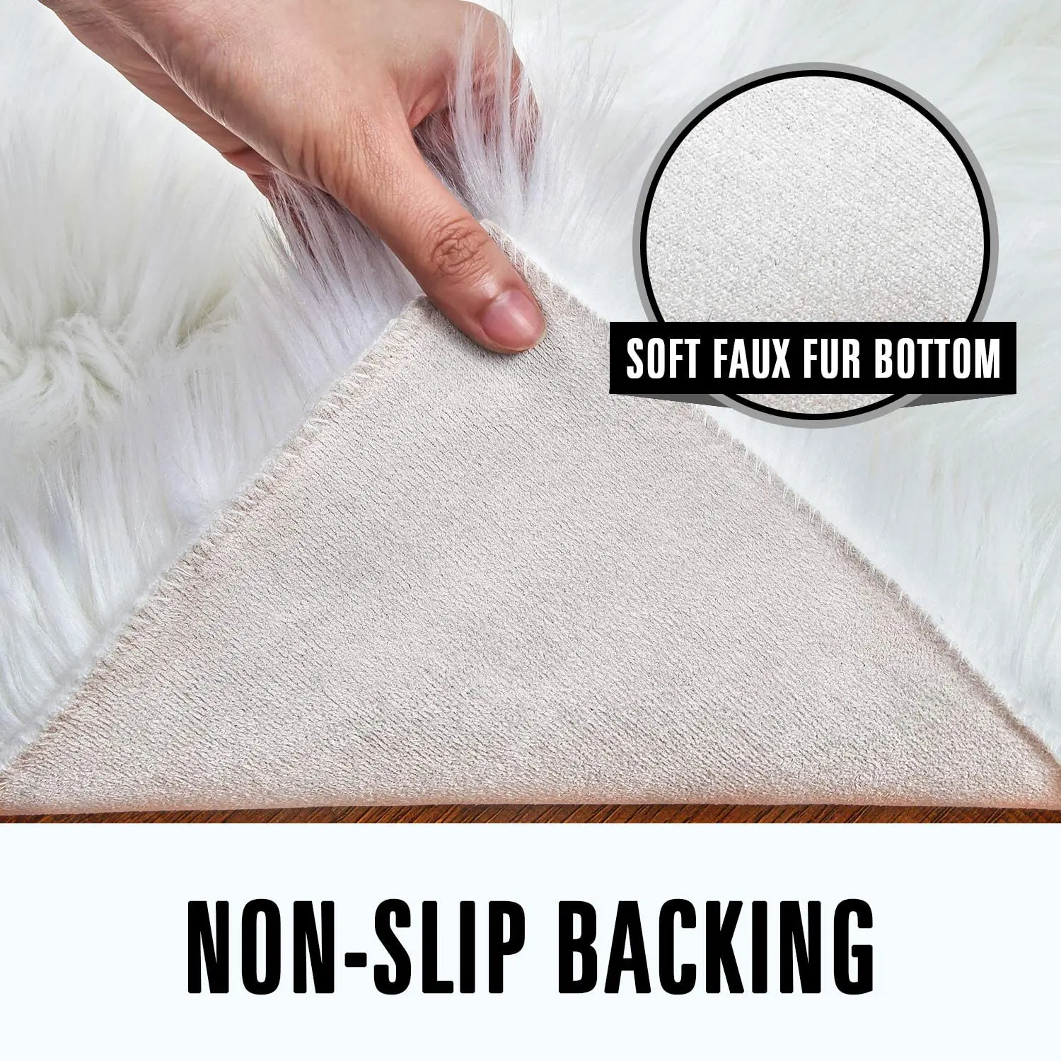 

Luxury Faux Sheepskin Fur Area Rug Fluffy Pink Rugs for Bedroom Soft Fuzzy Carpets for Living Room Home Decor Nursery Carpet Mat