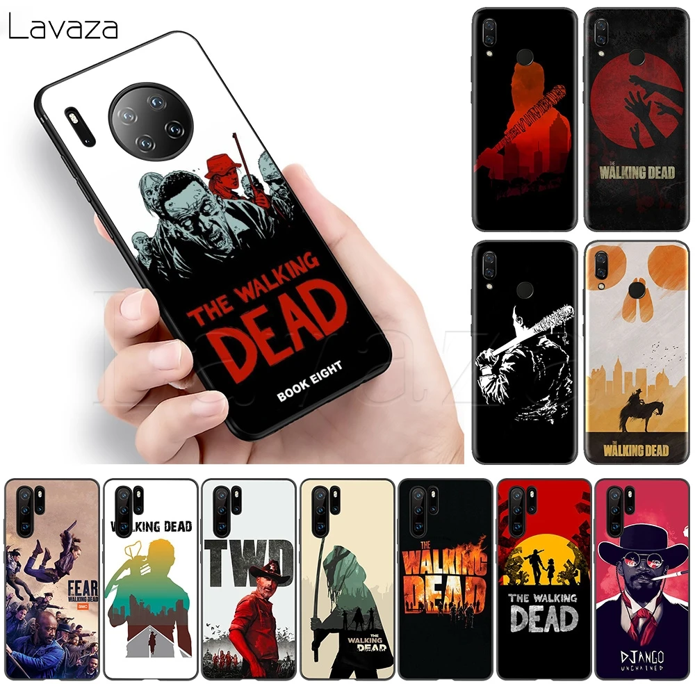 Мягкий чехол lawaza the walking dead hero для Huawei P9 P10 P20 P30 P Smart Z Y7 Plus Lite Pro Prime Mini 2019|Бамперы| |