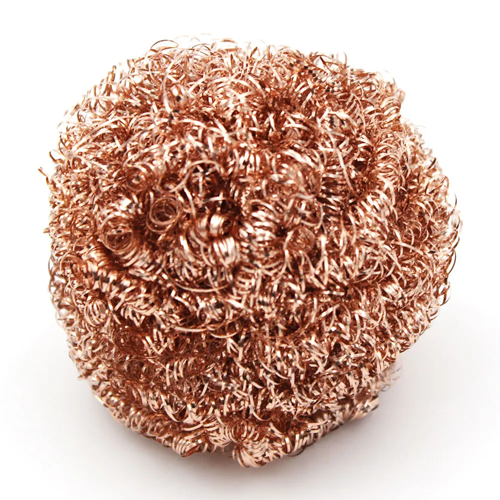 

New Cleaning Ball Desoldering Soldering Iron Mesh Filter Cleaning Nozzle Tip Copper Wire Cleaner Ball Metal Dross Box Clean Ball