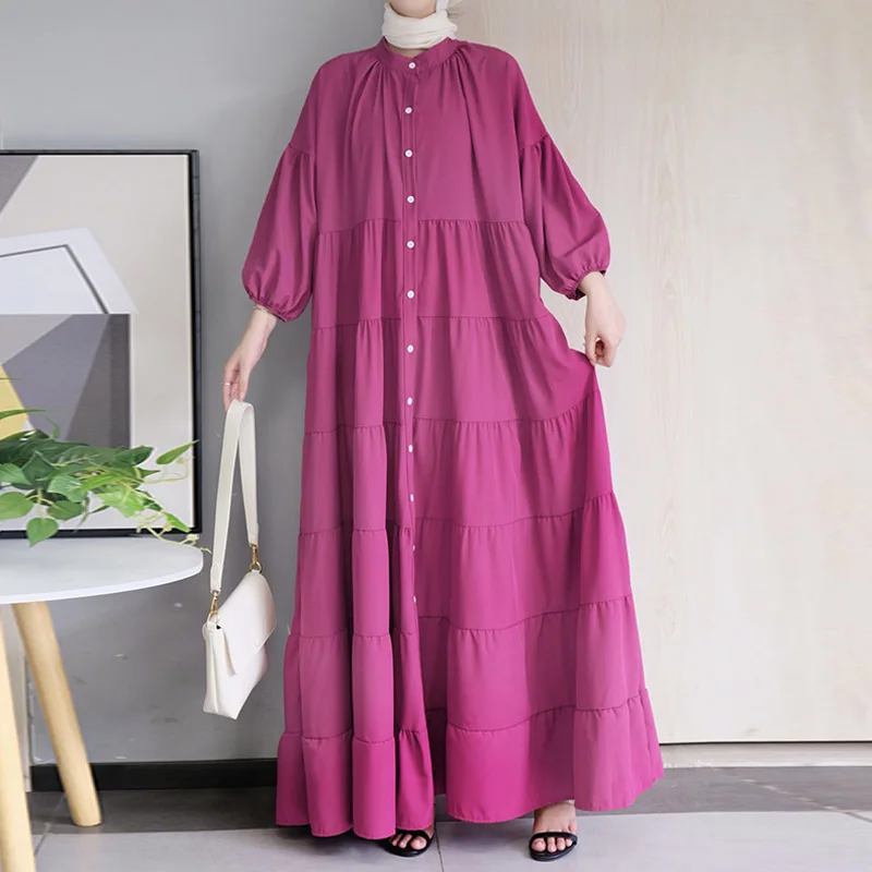 Новая мода женская мусульманская длинная юбка Abaya Женская длинная юбка Арабский испанский Рамадан костюм исламское платье