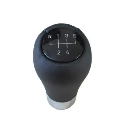 Ручка переключения передач из натуральной кожи 5 скоростей металлическое кольцо