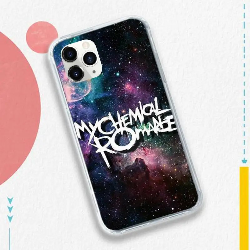 

My Chemical Romance shell Phone Case Transparent soft For iphone 5 5s 5c se 6 6s 7 8 11 12 plus mini x xs xr pro max
