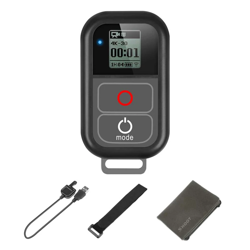 Съемка для GoPro 8 7 WiFi Пульт дистанционного управления крепление для GoPro Hero 8 7 6 5 черный водонепроницаемый пульт дистанционного управления для Go Pro Hero 7 6 5 Аксессуары - Цвет: Wifi Remote Control