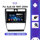 Автомагнитола для Audi A6 C5 1997 - 2004 S6 2 1999 - 2004 RS6 1 2002 - 2006 мультимедийный видеоплеер навигация GPS стерео головное устройство