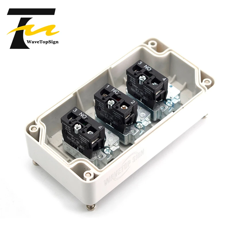 Кнопочный переключатель коробка управления пластиковая ручная кнопка