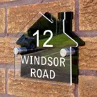 DIY Домашний номер, персонализированные таблички для дома в форме номераимени дороги