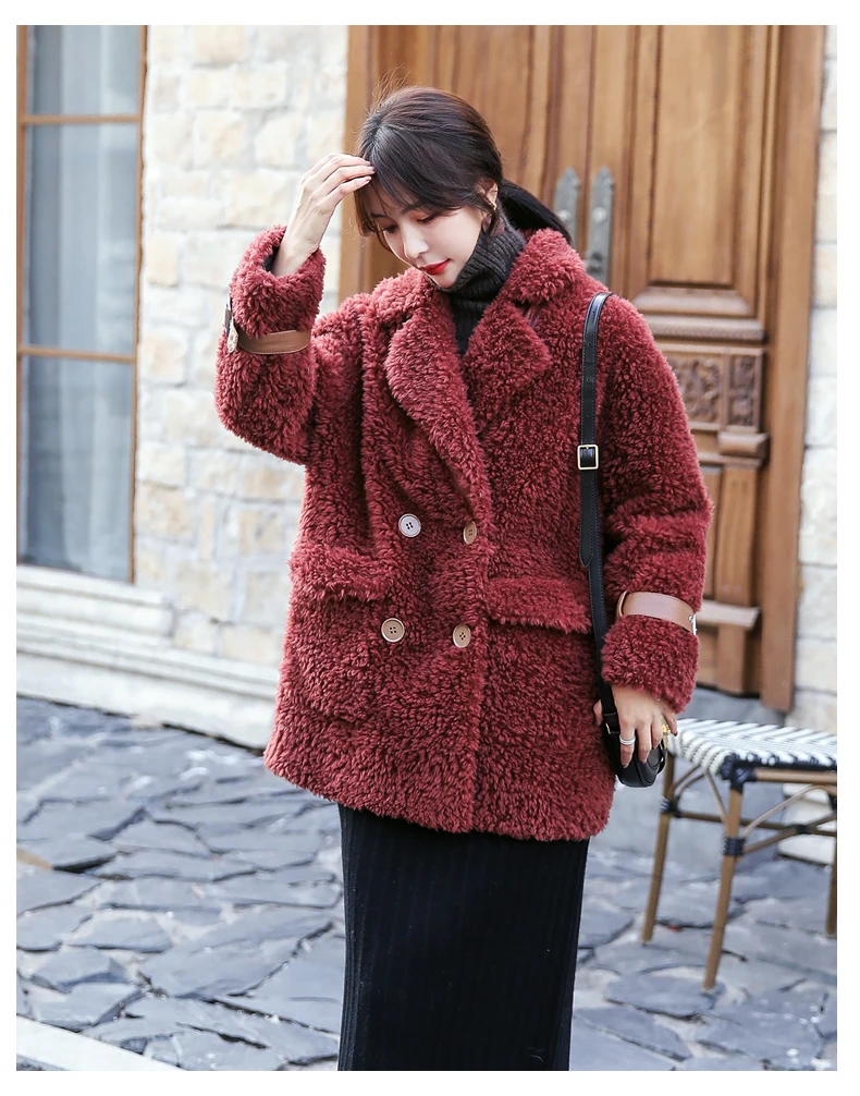 Зимнее женское пальто новинка 2019 модная теплая парка натуральный мех 100%