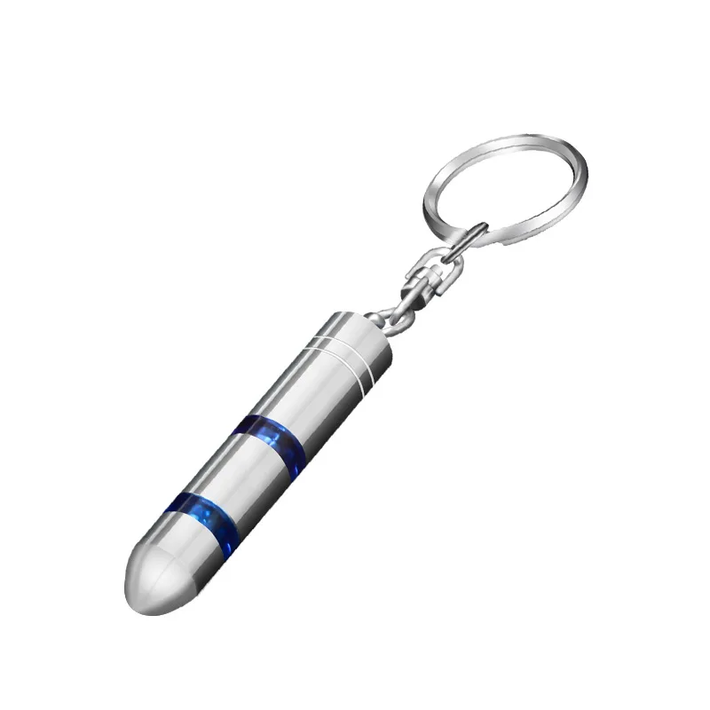 

Car static eliminator, bullet head, human body static elimination bar, zinc alloy anti-static keychain pendant
