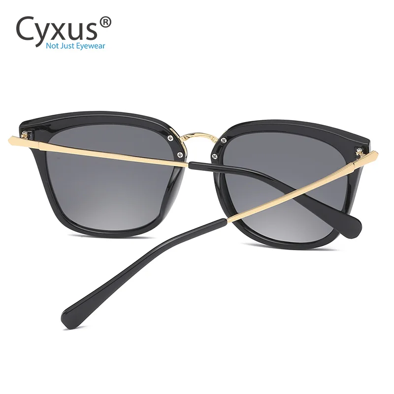 Cyxus Classic UV 400 поляризованные солнцезащитные очки зеркальные негабаритные солнцезащитные очки с защитой UVA UVB для женщин-1913